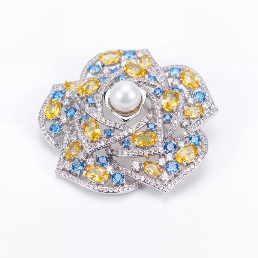 Ivory Rose Brooch
