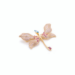 Larkspur Dragonfly Brooch