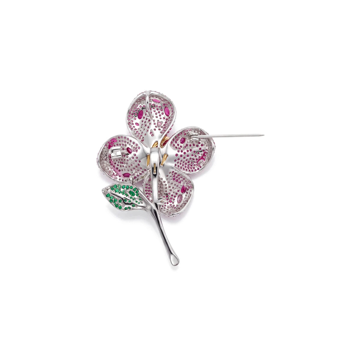 Verbena Flower Brooch