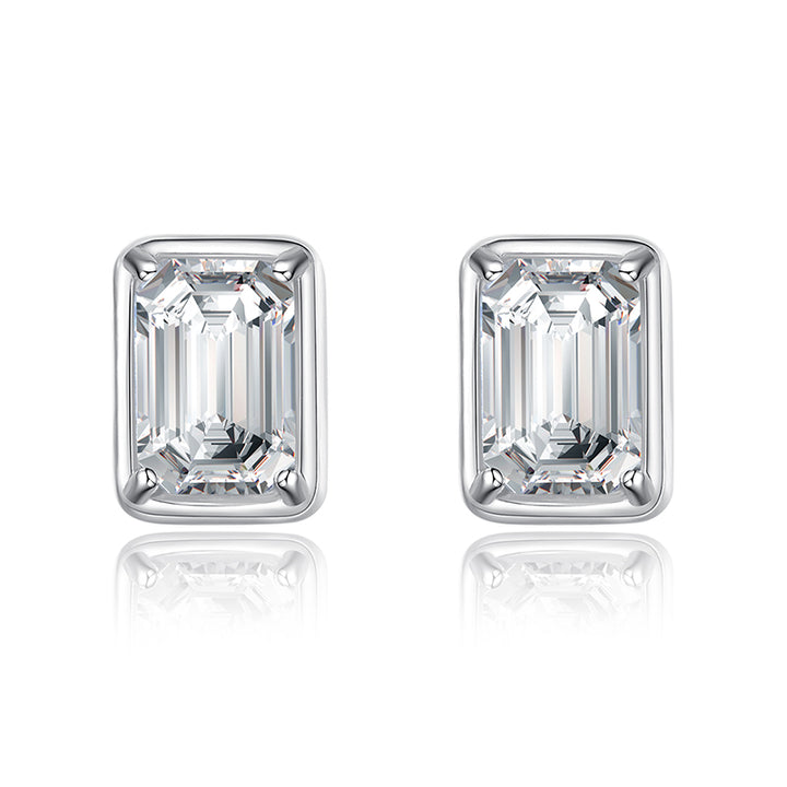 Esen Lume Emerald Cut Stud
