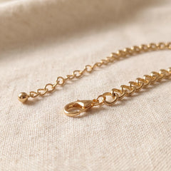 Fiesta charm necklace for women, gold-tone - RANGREZ (view 4)