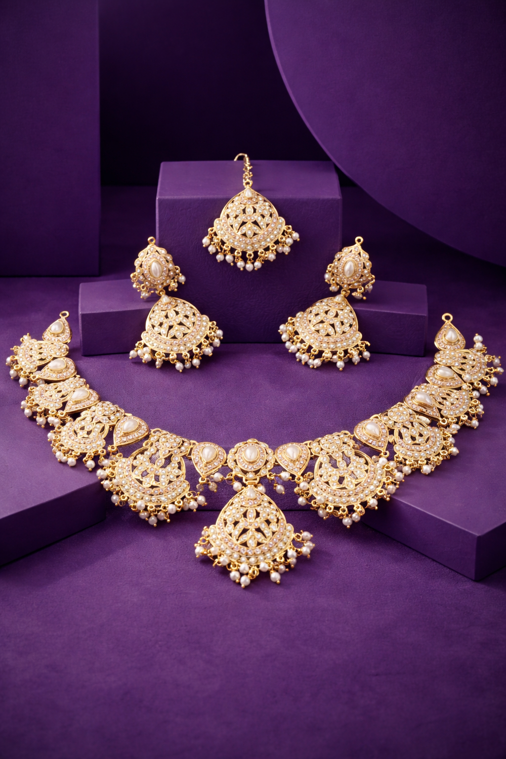 D No-17 Jadau Set 7499 Live No-1227