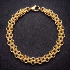 Rolo Link Gold-Tone Bracelet for Men - view 3