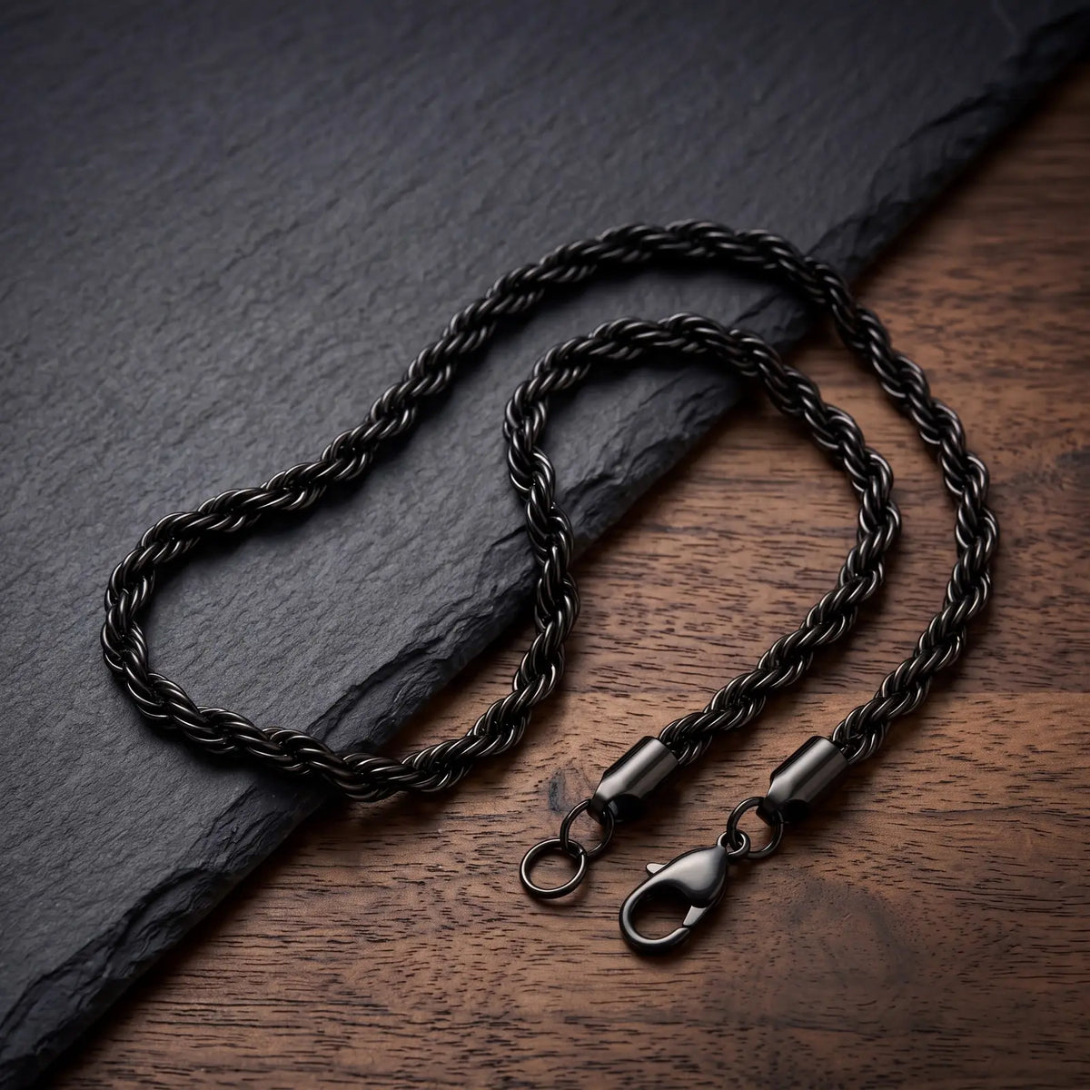 Black Rope Chain for Men - view 1