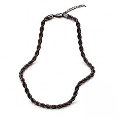 Black Rope Chain for Men - view 4