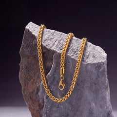 Wheat Gold-Tone Chain for Men - view 1