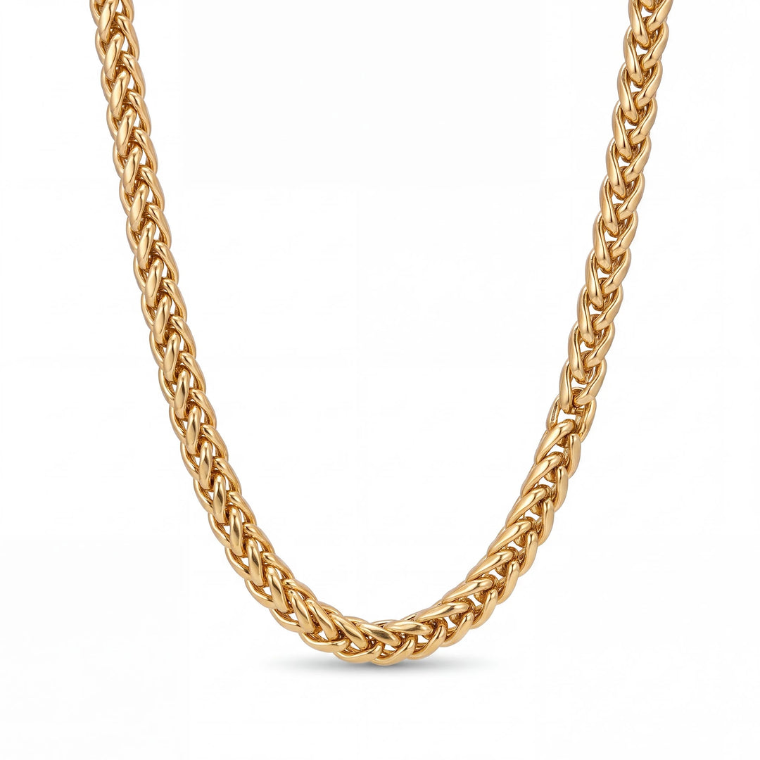 Wheat Gold-Tone Chain for Men - view 2