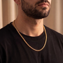 Wheat Gold-Tone Chain for Men - view 5