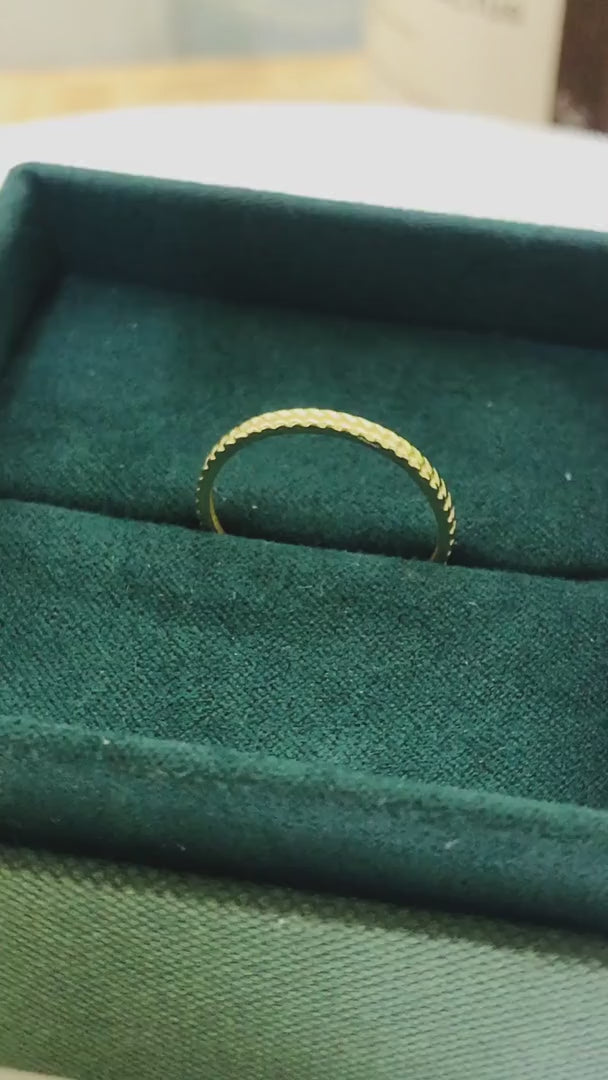 Kasai silver ring for women