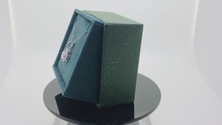 Lumi Blaze Iced Emerald Cut Necklace