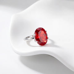 Nova Oval Solitaire Ring