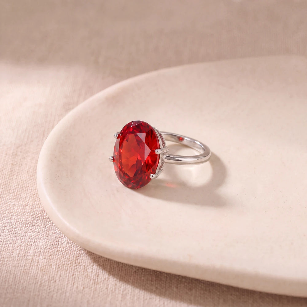 Nova Oval Solitaire Ring