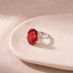 Nova Oval Solitaire Ring