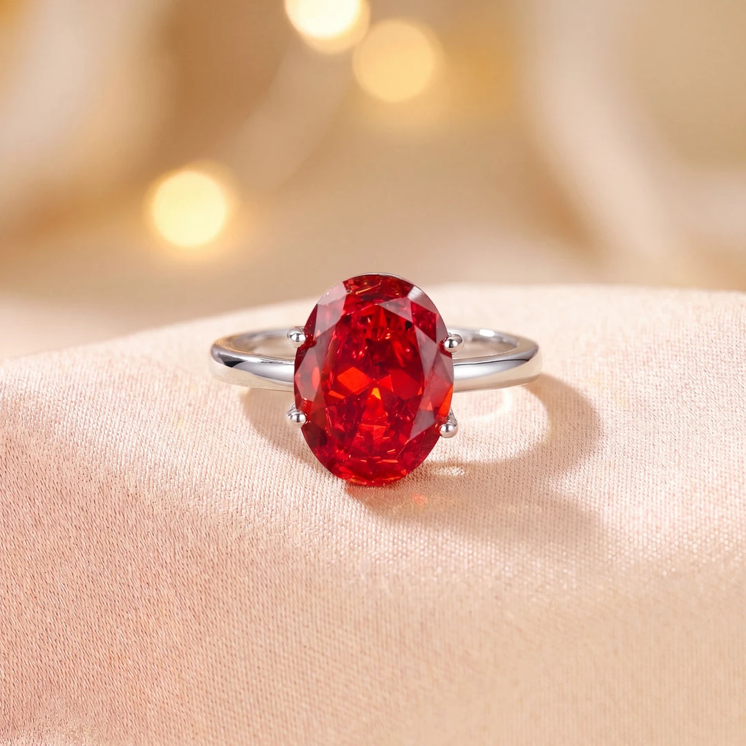 Nova Oval Solitaire Ring