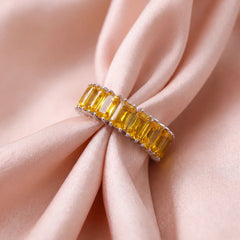 Tiara Baguette Band Ring