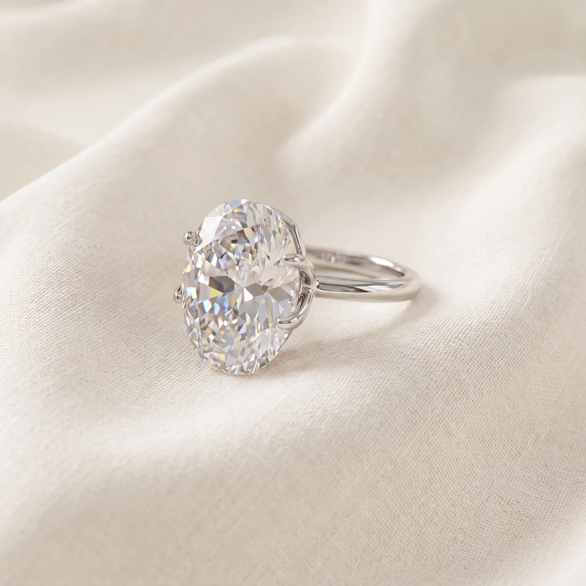 Nova Oval Solitaire Ring